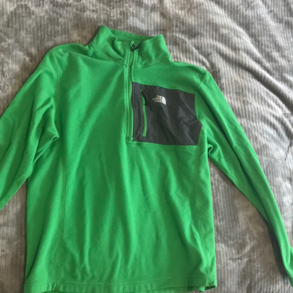 North Face 1/4 Zip light weight jacket